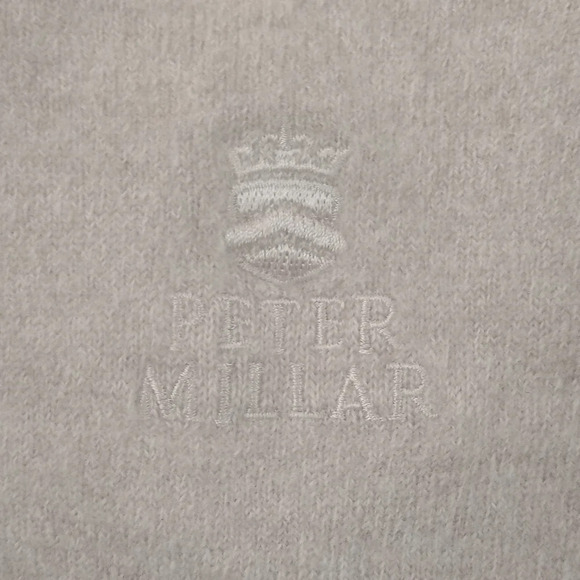 Peter Millar Men's Navy Blue Reversible Wool Quilted Full Zip Vest Size XL - Picture 6 of 7